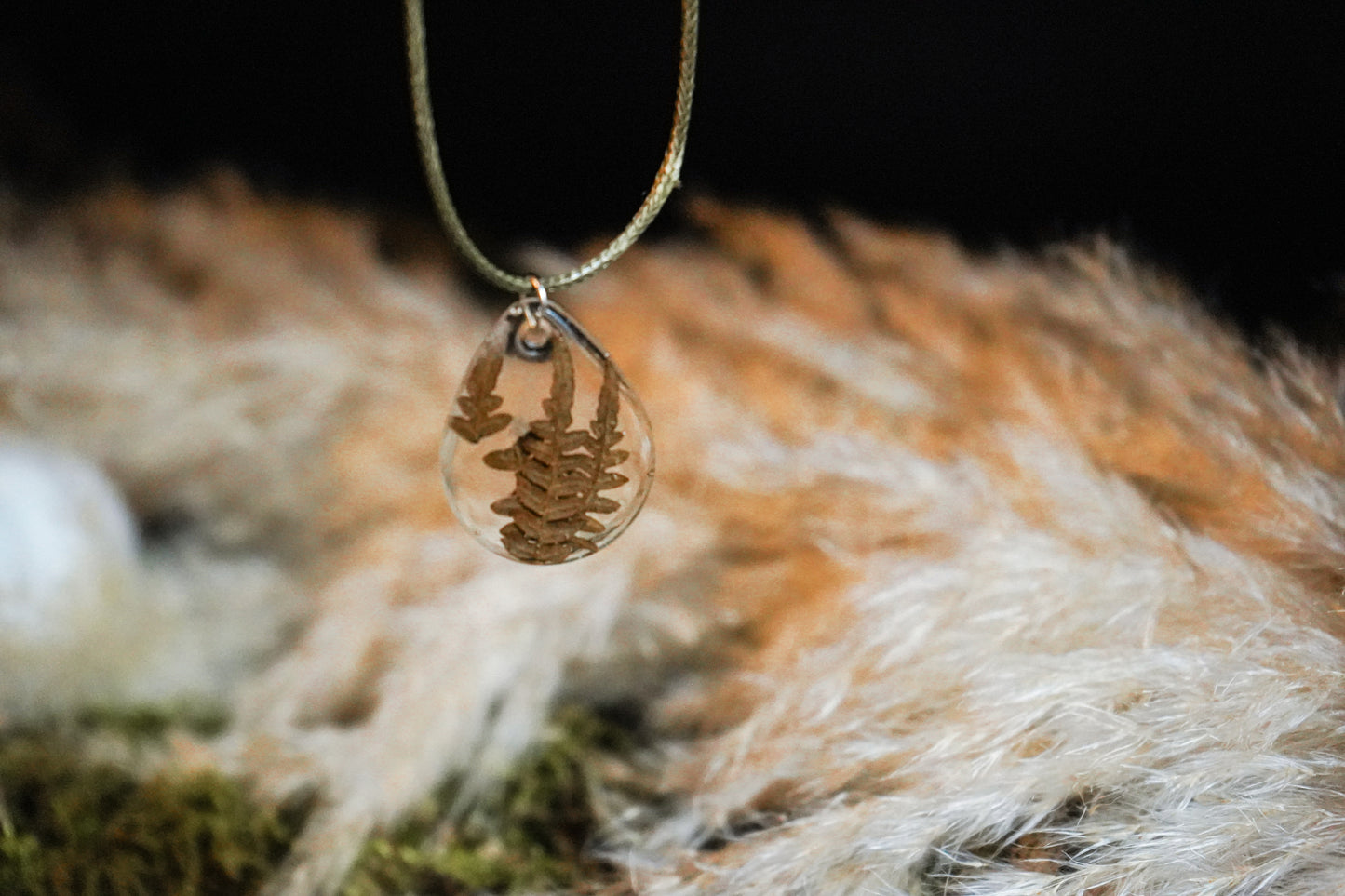 Collier " Larme des Fougères "