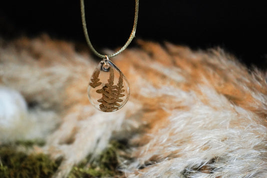 Collier " Larme des Fougères "