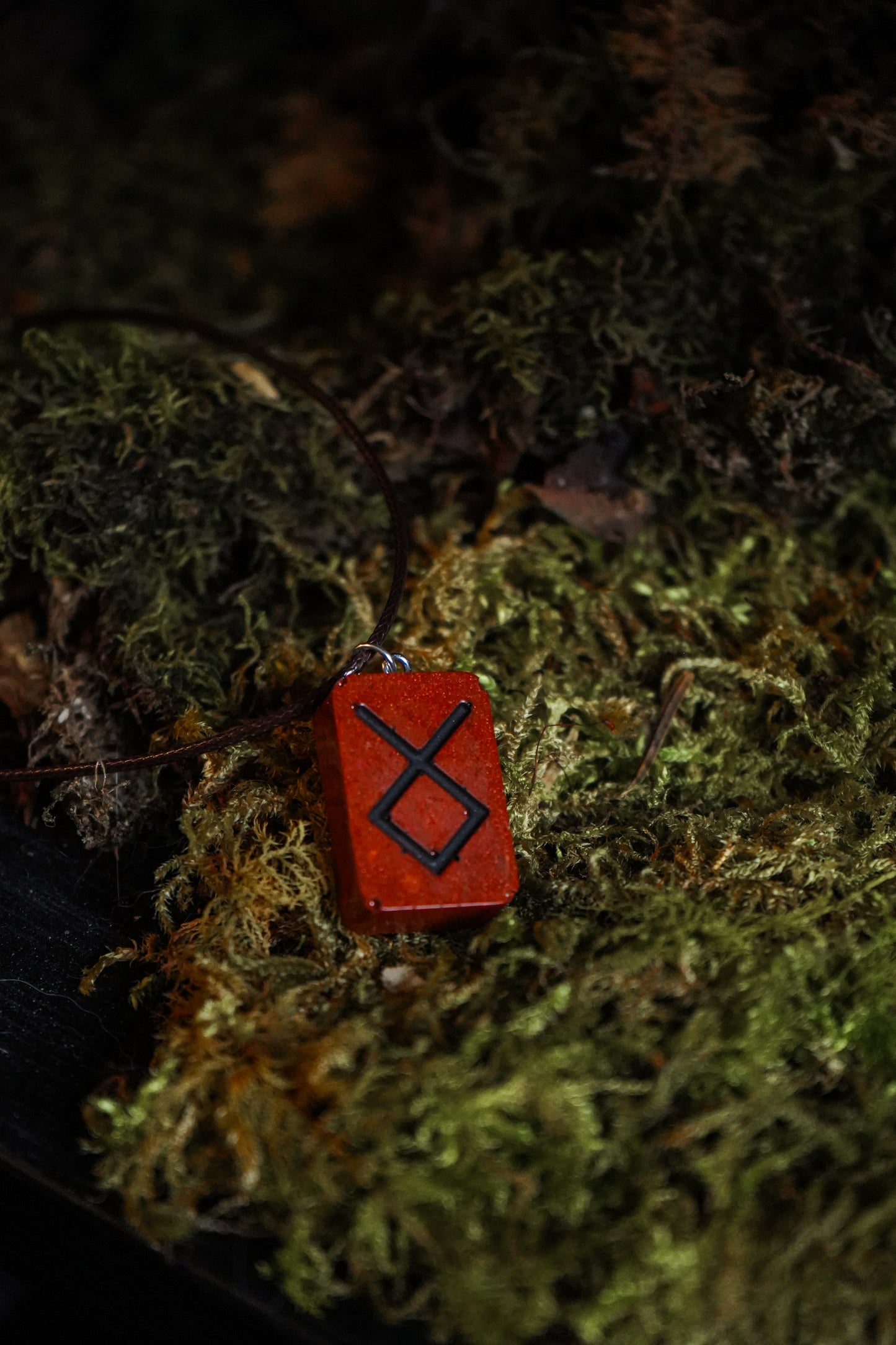 ✧ Collier Rune Futhark - Couleur poterie ✧