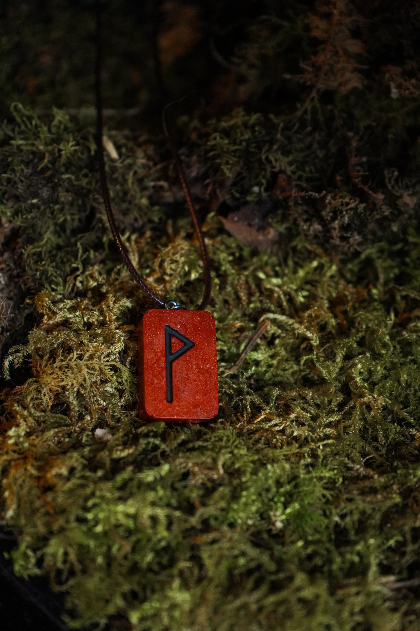 ✧ Collier Rune Futhark - Couleur poterie ✧