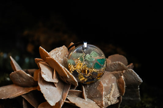 Collier " Tigre et Aventurine "